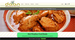 Desktop Screenshot of daanindianfoodonline.com