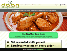 Tablet Screenshot of daanindianfoodonline.com